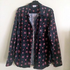 SOLD!! Marvel Deadpool Casual Button Down Shirt